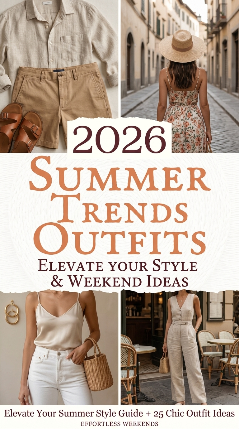 Effortless Weekend Chic: Summer Looks That Are Comfy & Cute