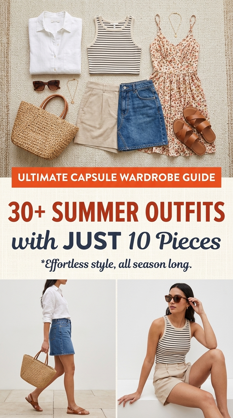 Minimalist Summer Capsule: 10 Essentials for Limitless Outfit Inspo