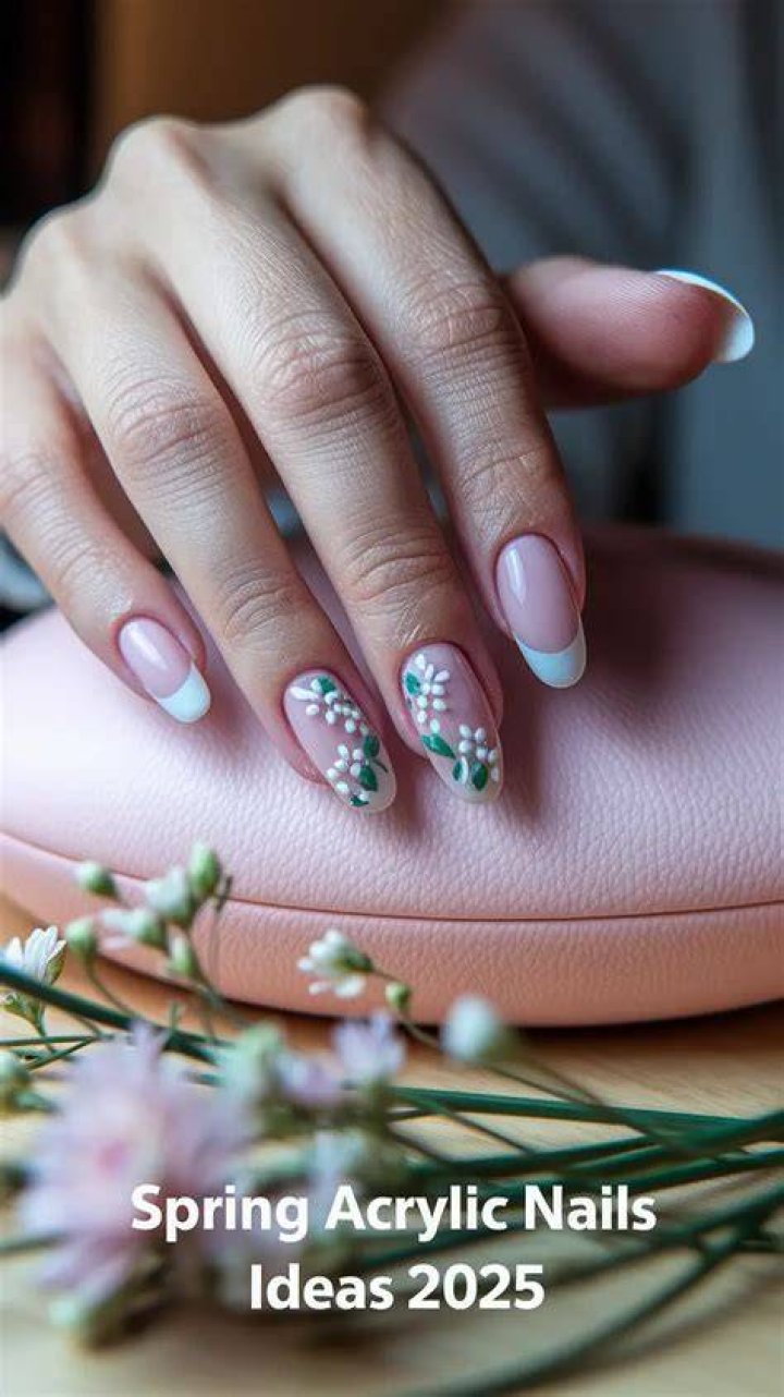 Collection of 2026 aesthetic nail art trends displayed in a Pinterest-style flatlay