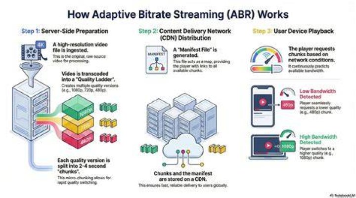 Adaptive streaming concepts like bitrate and resolution