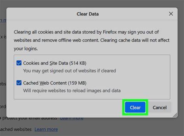 Clearing cache and site data to fix buffering and playback errors