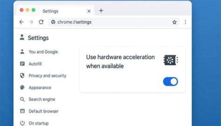 Browser settings for smoother video playback