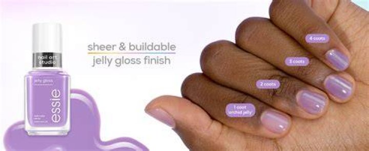 Transparent glass jelly nails with sheer gel finish 2026
