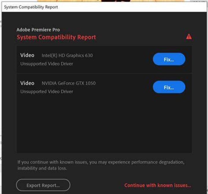 Compatibility issues often appear as unsupported format errors