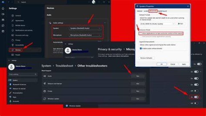 Audio issues troubleshooting for streaming playback